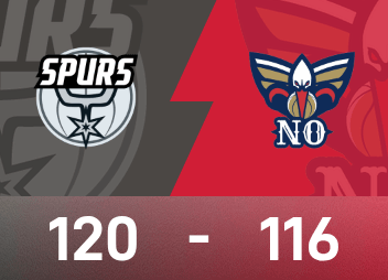 NBA戰報：文班亞馬29分9帽，馬刺120-116延長賽險勝鵜鶘